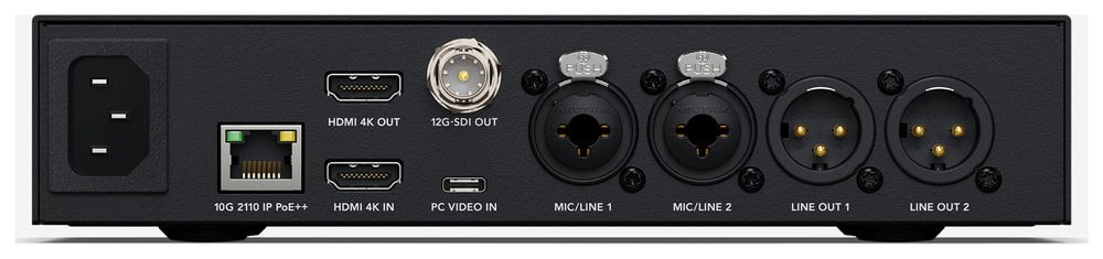 Blackmagic 2110 IP Presentation Converter – HDMI, USB-C, XLR und 10G-Ethernet an einem Ort