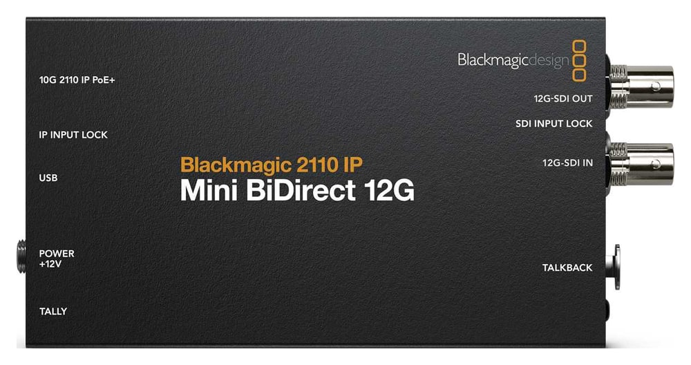 Blackmagic 2110 IP Mini BiDirect 12G – Eine Box für Kamerasignal und Kommunikation