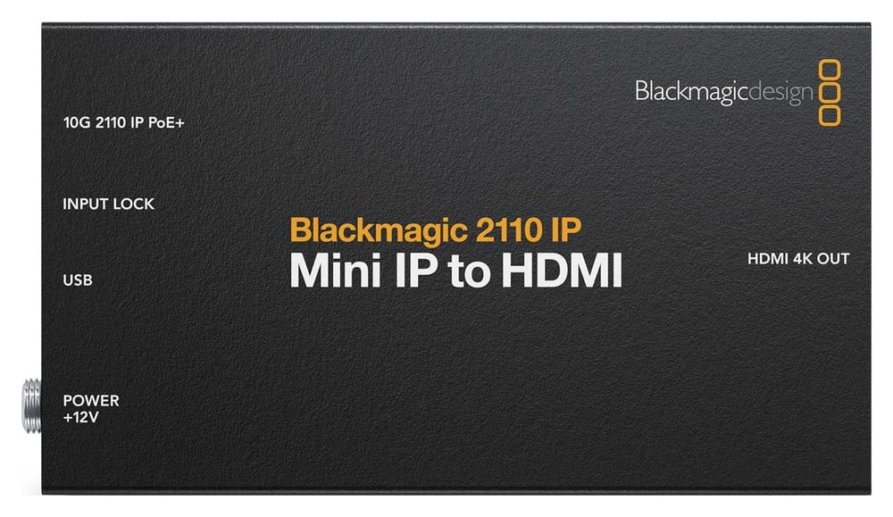 Blackmagic 2110 IP Mini IP to HDMI – Einfacher Ausgang aus der IP-Infrastruktur
