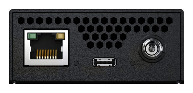 Blackmagic 2110 IP Mini IP to HDMI – Hinter dem Display versteckt