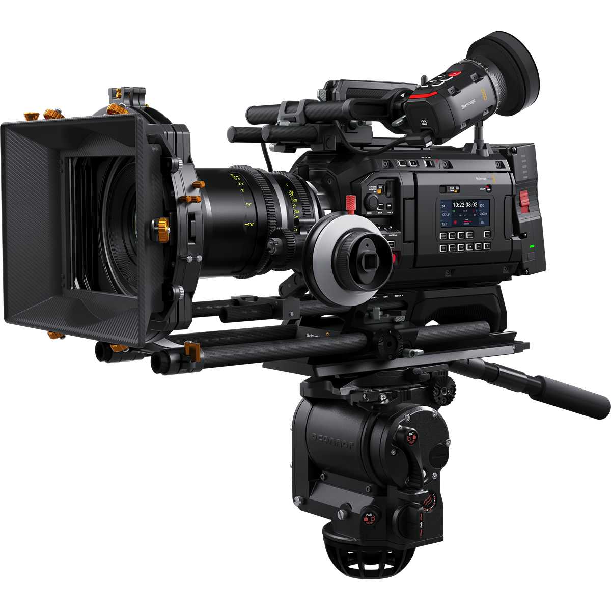 Blackmagic URSA Cine 12K LF mit EVF, Vorderansicht