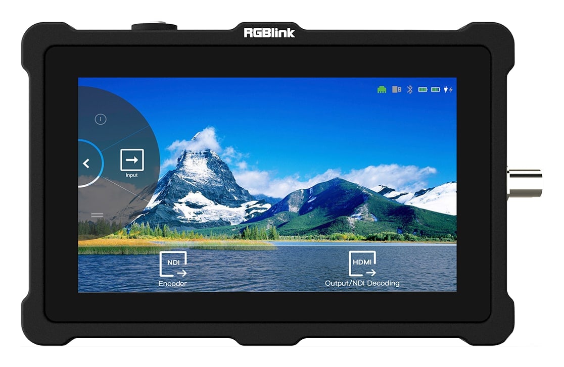 Touchscreen und NDI-Decoder