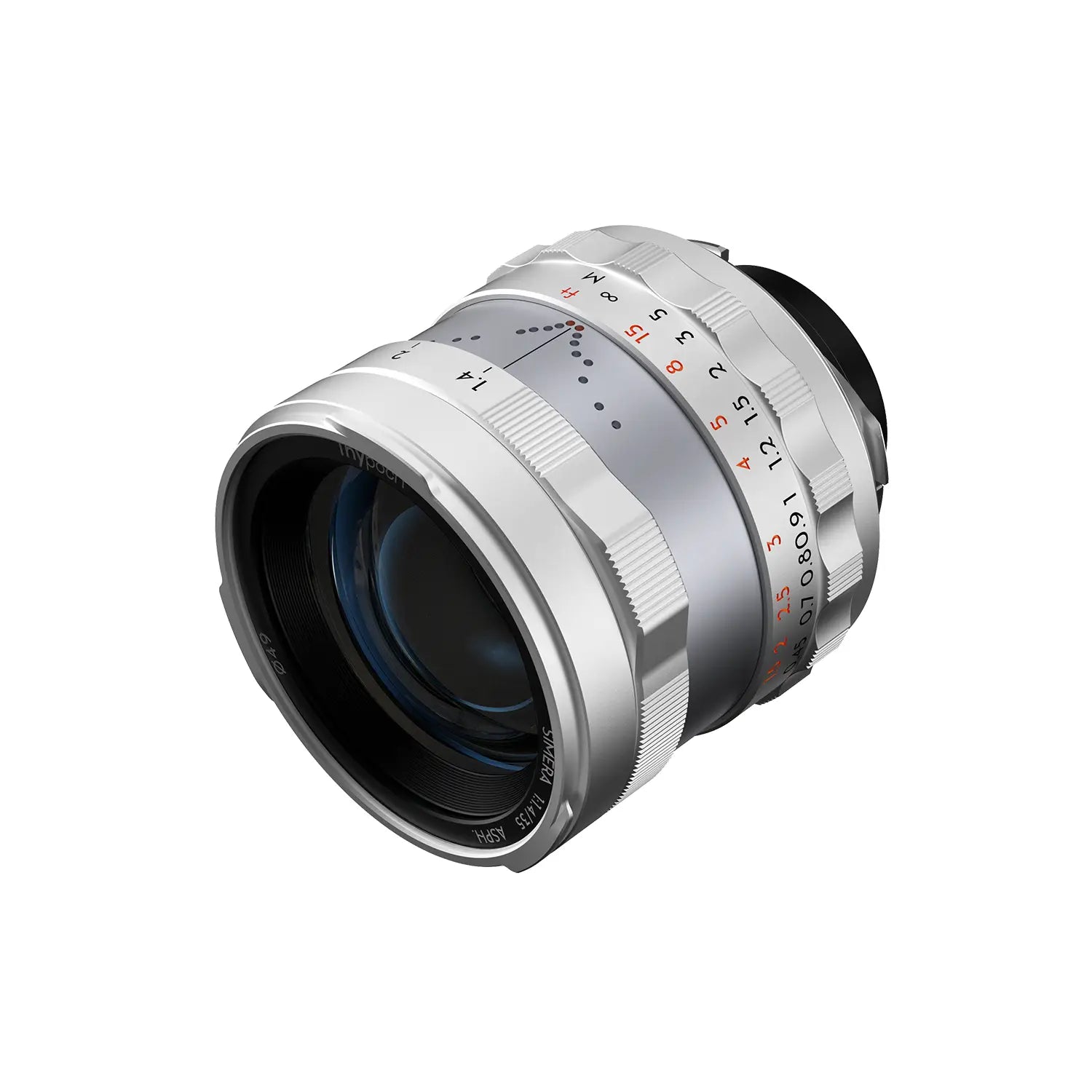 Thypoch Simera 35 mm f/1,4 Canon RF – Silber