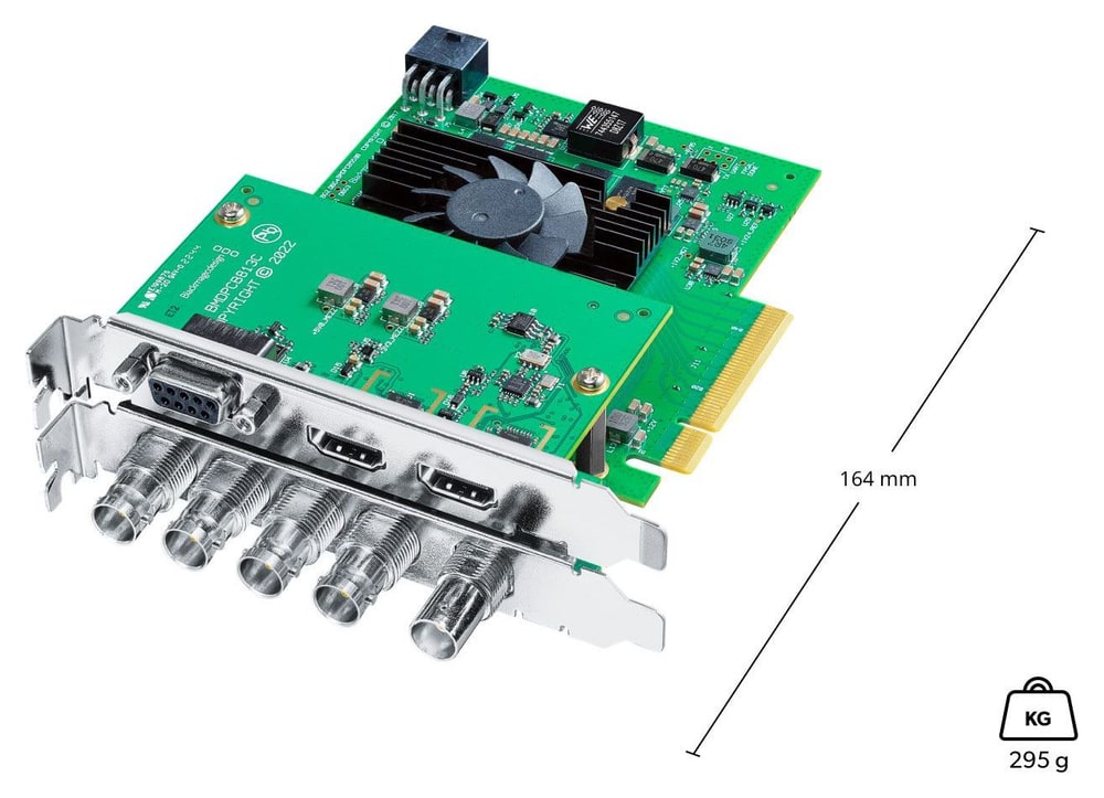 DeckLink 8K Pro G2 – Einbau in die Workstation
