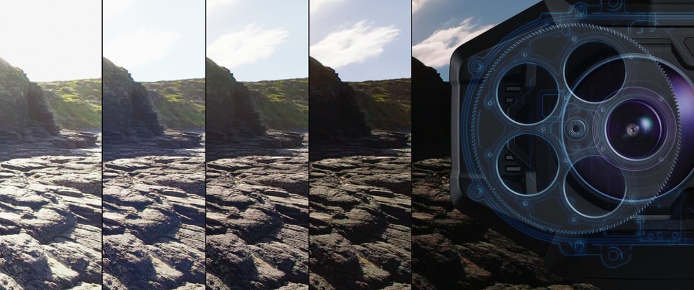 Blackmagic URSA Cine Immersive – ND-Filter 2 bis 8 Blendenstufen