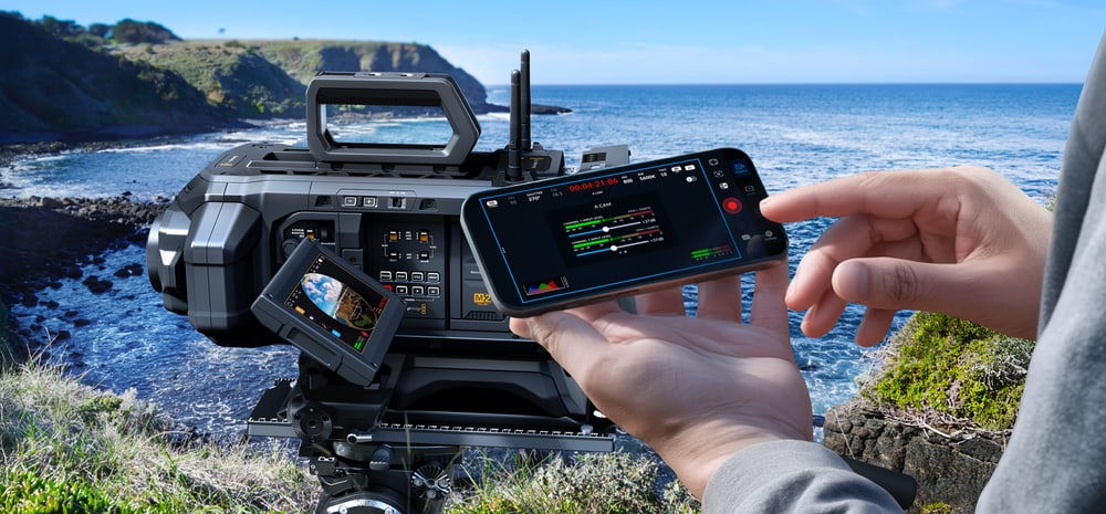 Blackmagic URSA Cine Immersive – Steuerung per iPhone