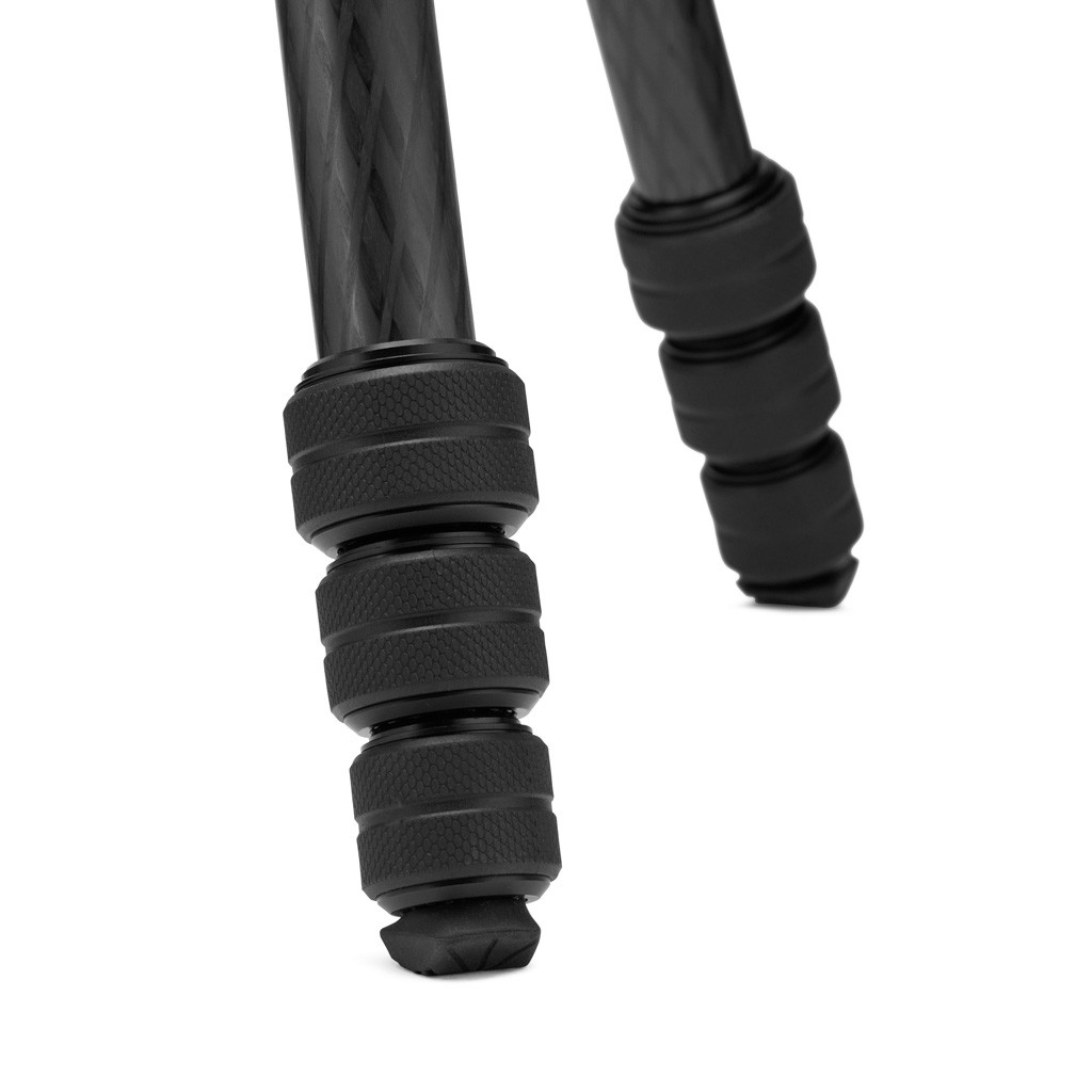 Karbonové nohy a otočné zámky stativu Manfrotto Befree GT PRO