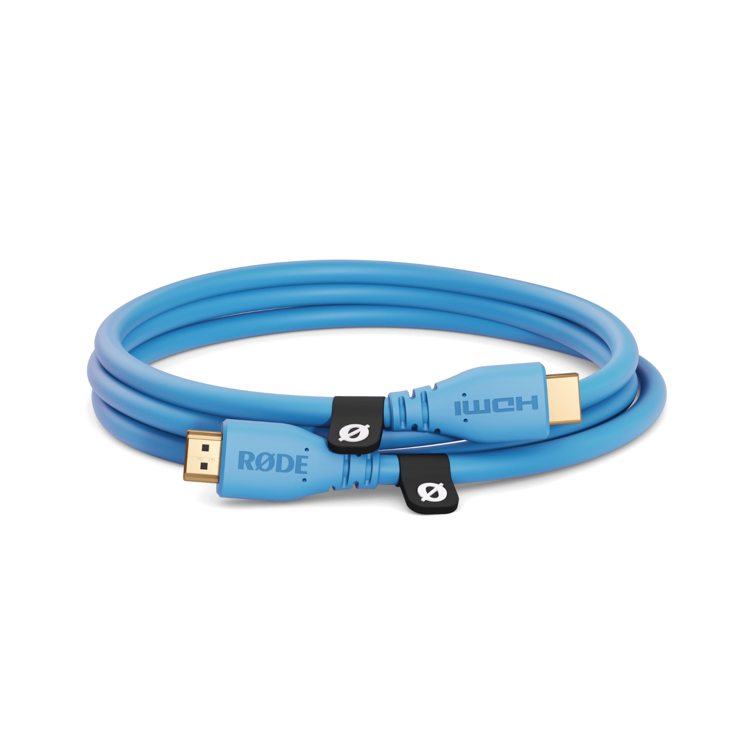 RØDE HDMI kabel 1,5 m, modrý – celkový pohled
