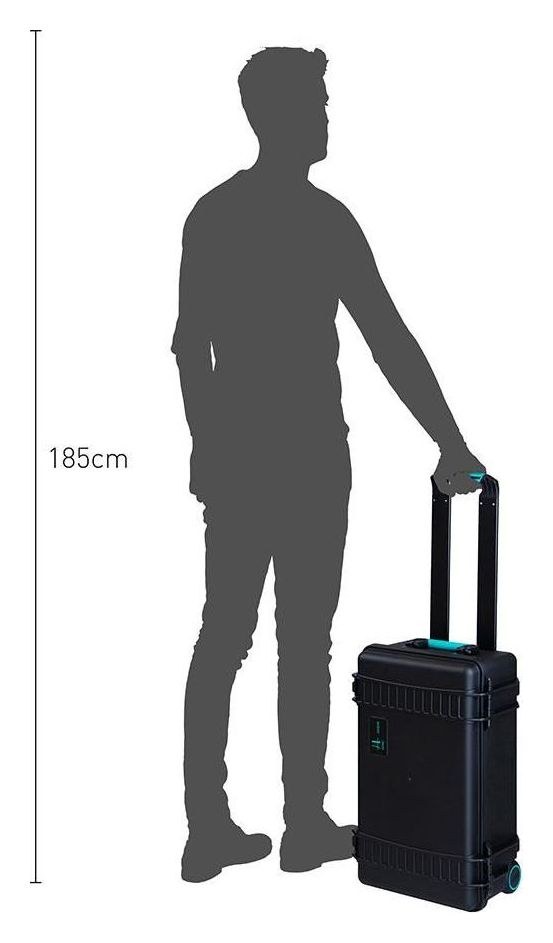 HPRC 2550W Koffer mit Rasterschaumstoff – Größe in der Praxis