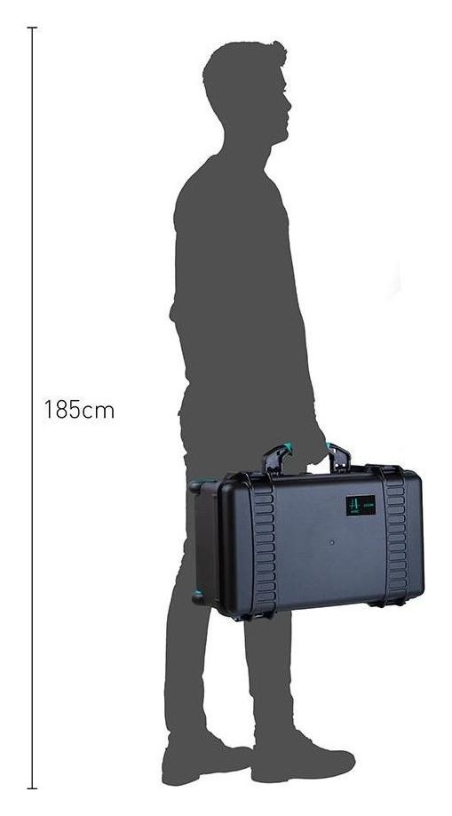 HPRC 2550W Koffer mit Rasterschaumstoff – Ergonomischer Griff