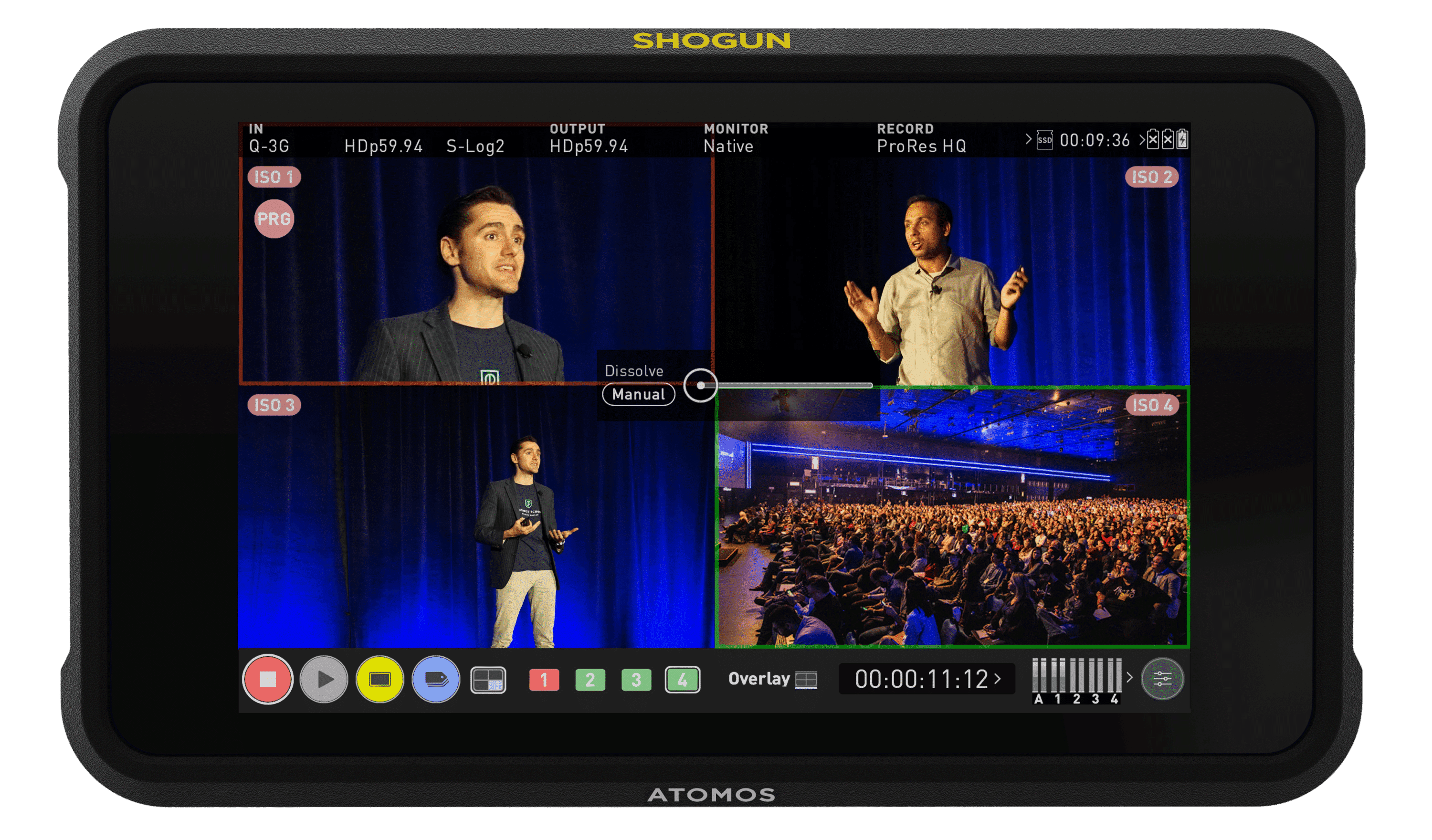 Atomos Shogun Classic s profesionálními vstupy a výstupy