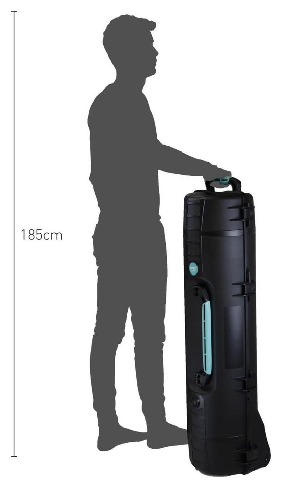 HPRC 6400W Stativkoffer – Größe in der Praxis