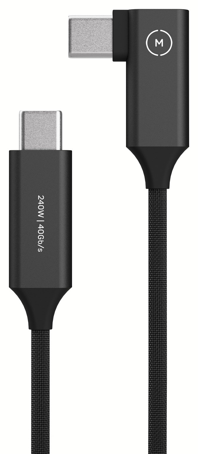 Moment SuperFlex USB-C-Kabel, gewinkelt und gerade, 23 cm