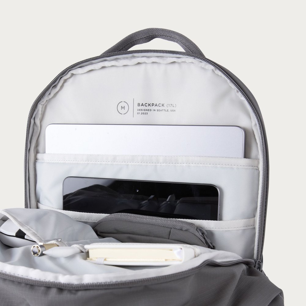 Moment Everything Rucksack 17 l – Grau – Gepolstertes Laptopfach