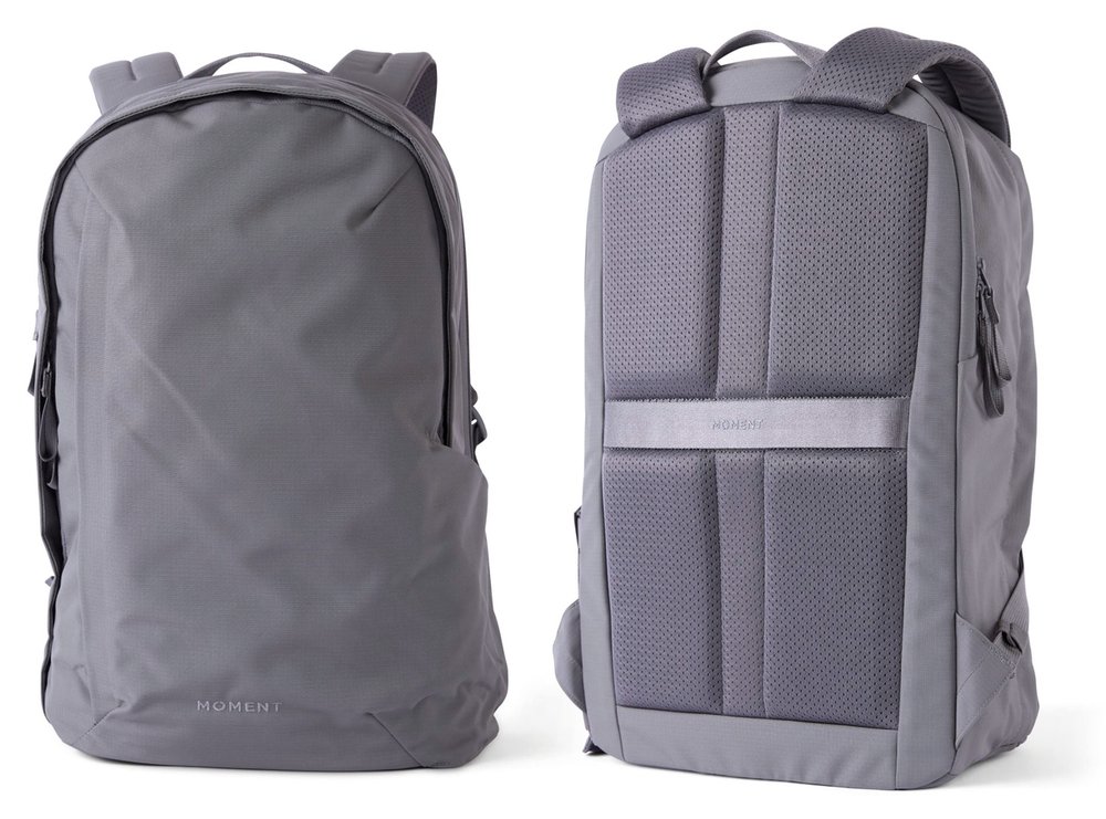 Moment Everything Rucksack 17 l – Grau – Vorne und hinten