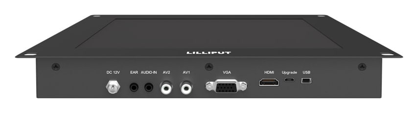 Lilliput TK1010-NP/C/T – Anschlüsse an der Unterkante