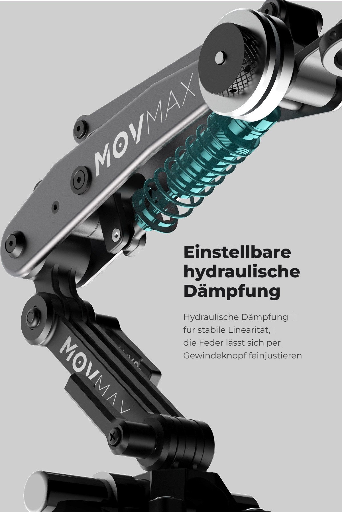 Einstellbare hydraulische Dämpfung