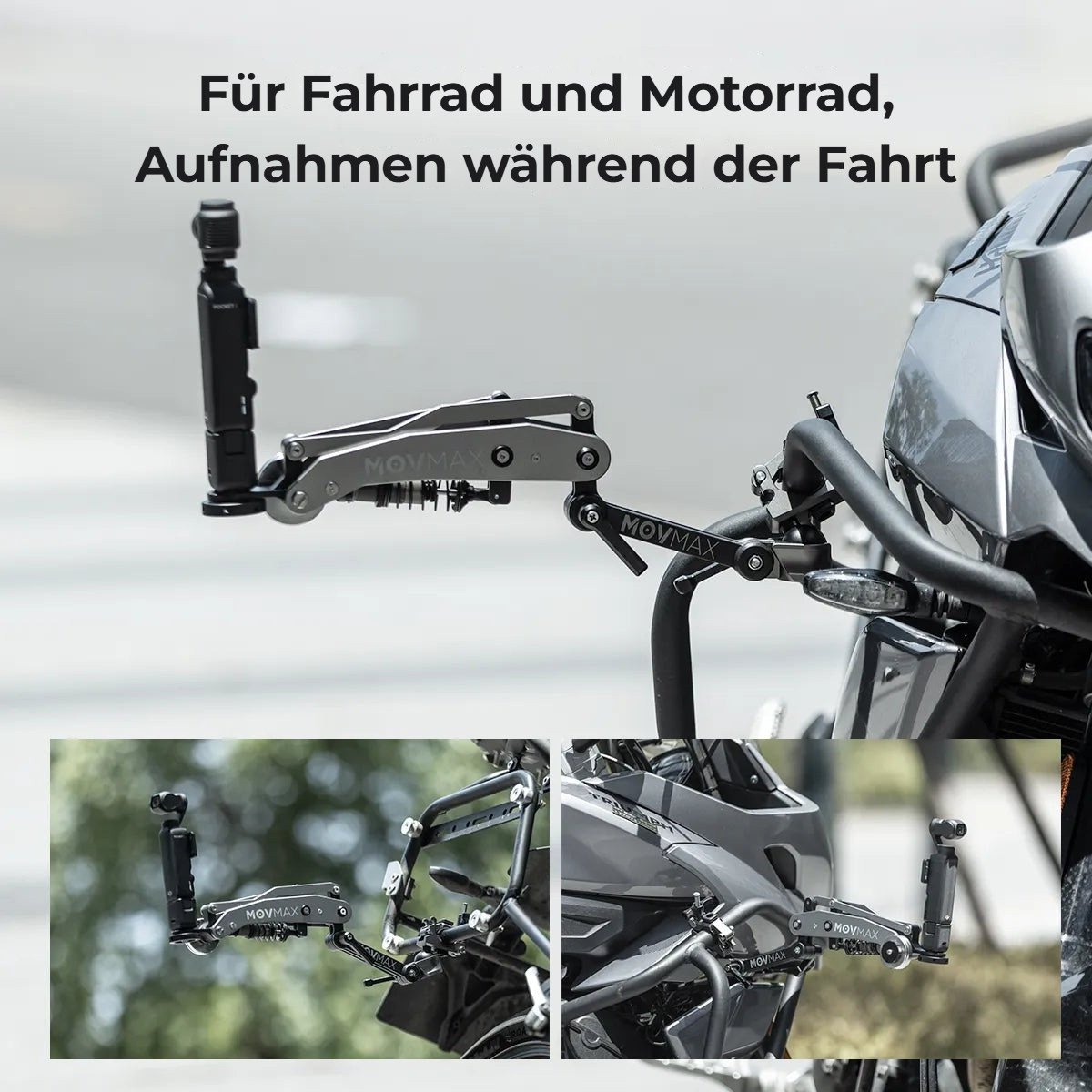 Für Fahrrad und Motorrad