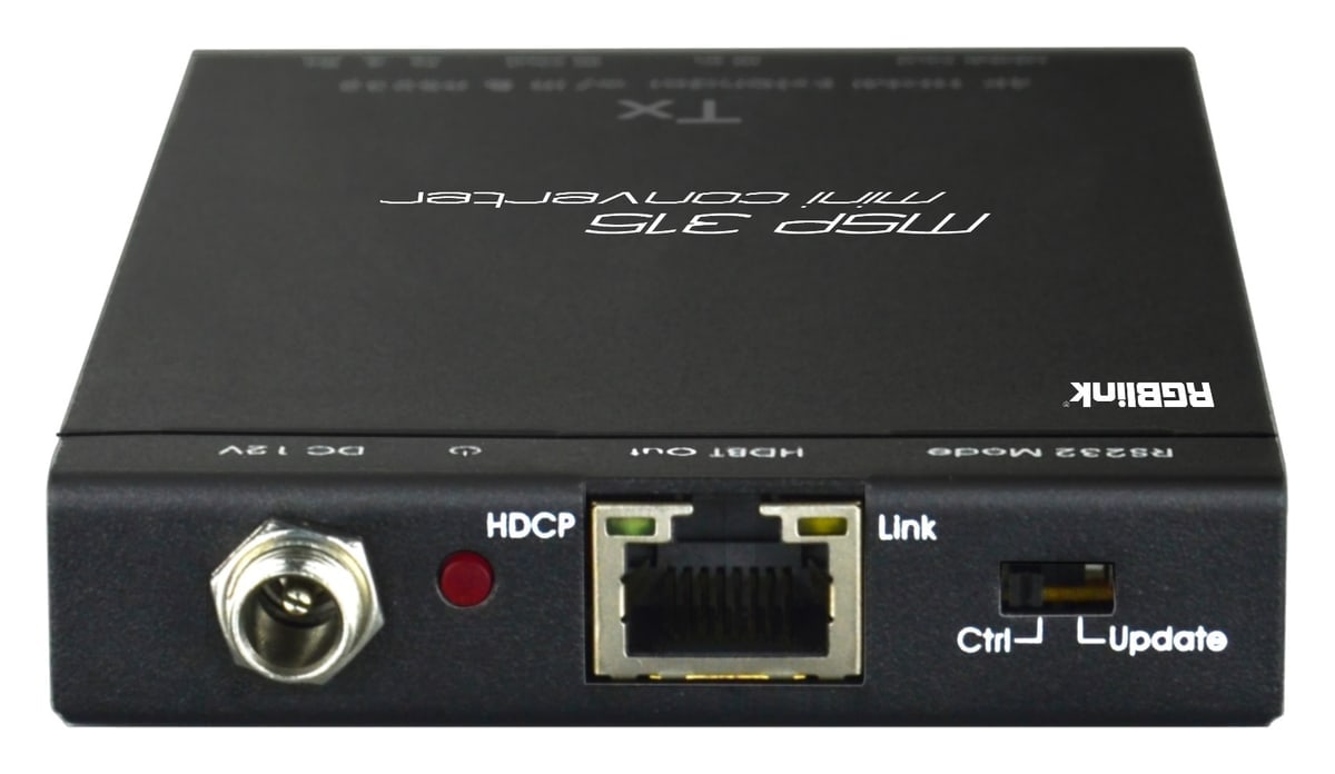 Sender: HDBaseT und Stromversorgung