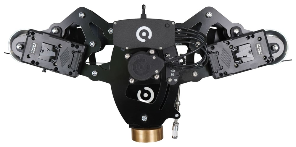 Gimbal und Sender aus V-Mount-Akkus versorgen – An der Seilkamera