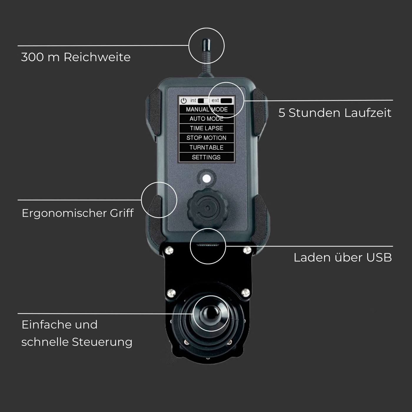 Noxon High-Speed Cablecam – Funkfernbedienung