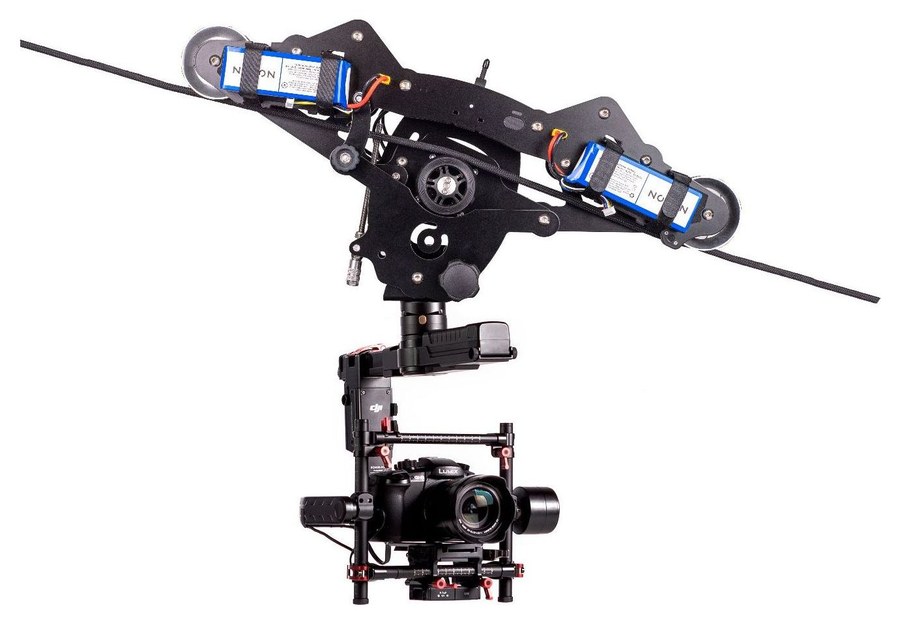 Noxon High-Speed Cablecam – Arbeiten mit Neigung