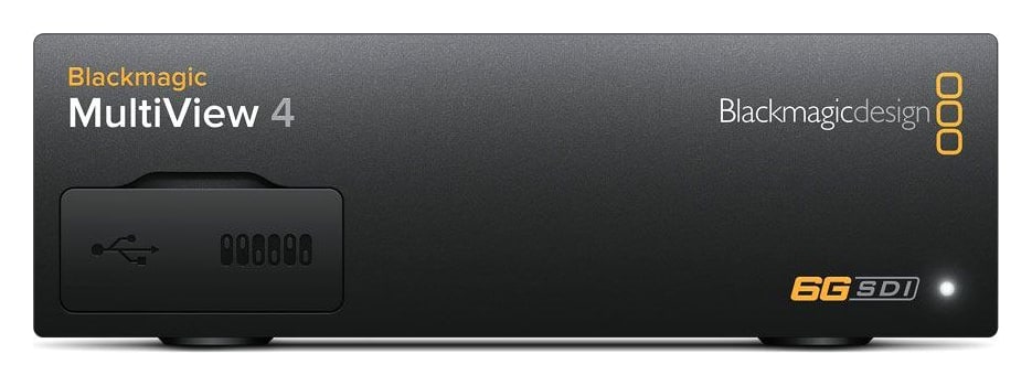 Blackmagic MultiView 4 – Kompaktes Gehäuse und PoE+-Notstrom