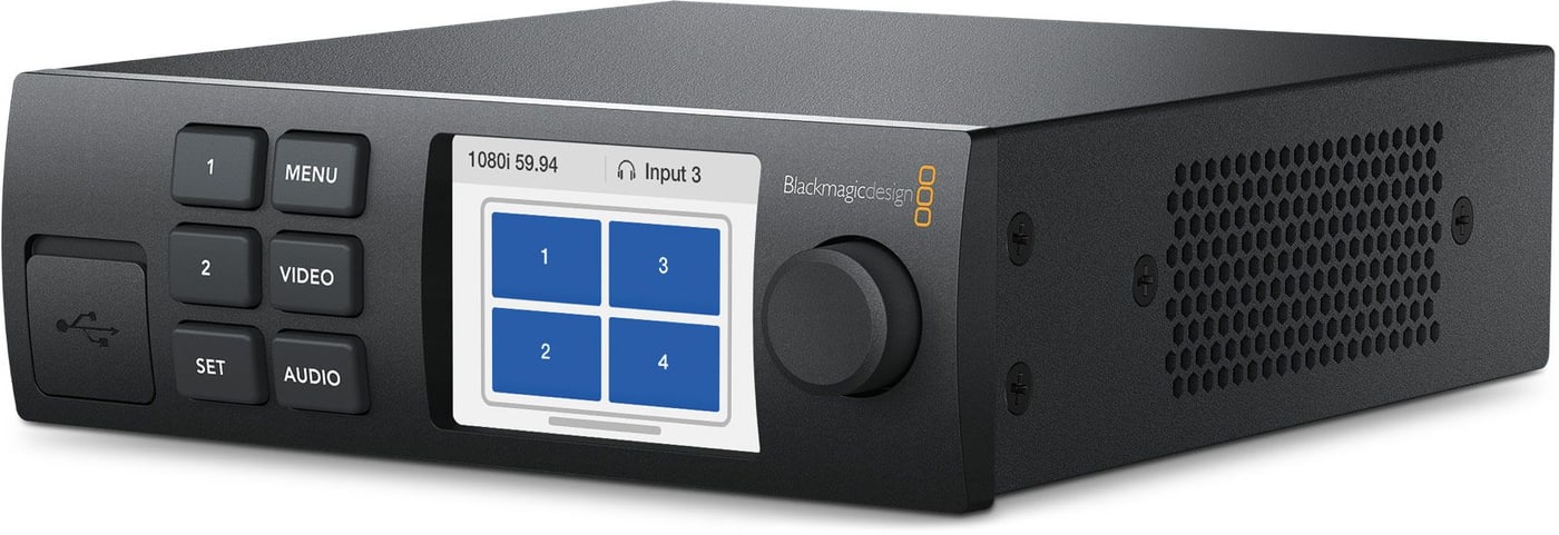 Blackmagic MultiView 4 – Teranex Mini Smart Panel und Netzwerksteuerung