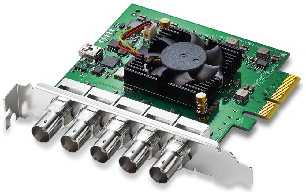 DeckLink Duo 2 – Fünf BNC-Anschlüsse