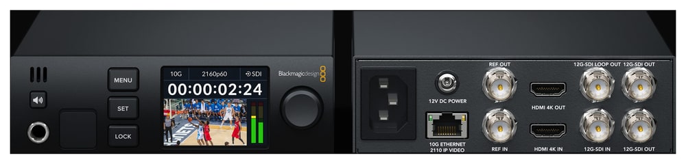 Blackmagic 2110 IP UpDownCross 12G – Für Regien und Übertragungswagen