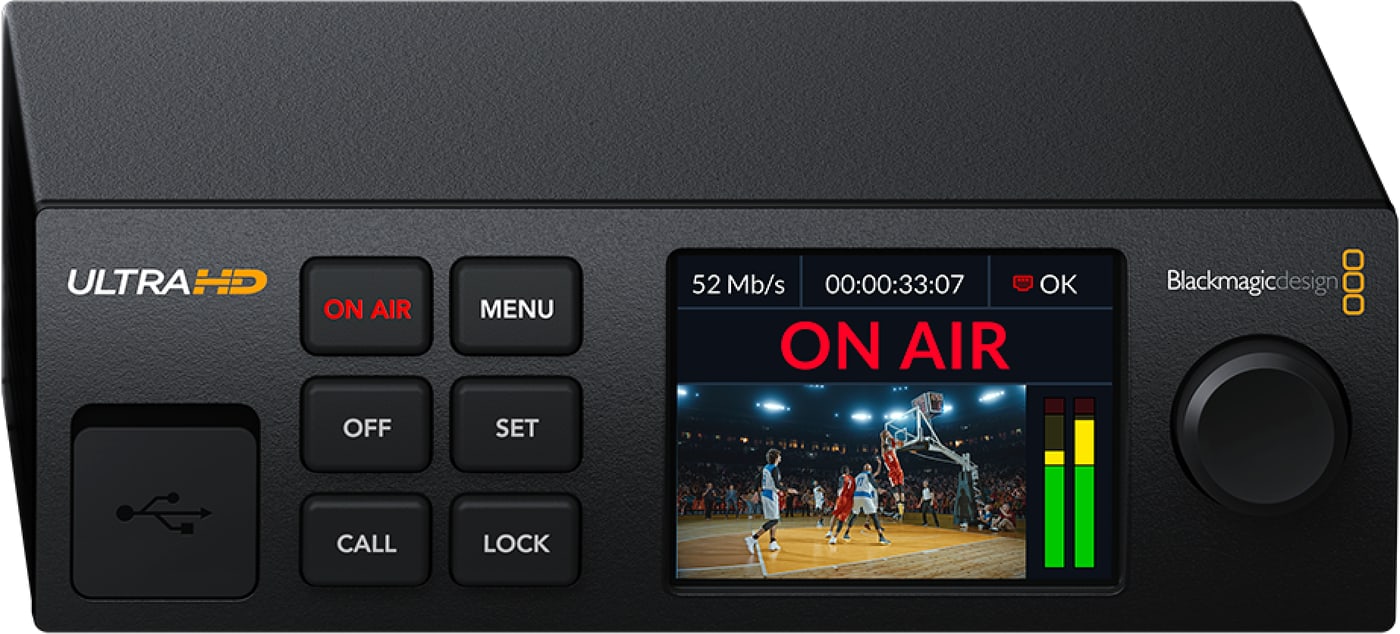 Blackmagic Streaming Encoder 4K – Eigenständiger Encoder mit einem Drittel Rackbreite
