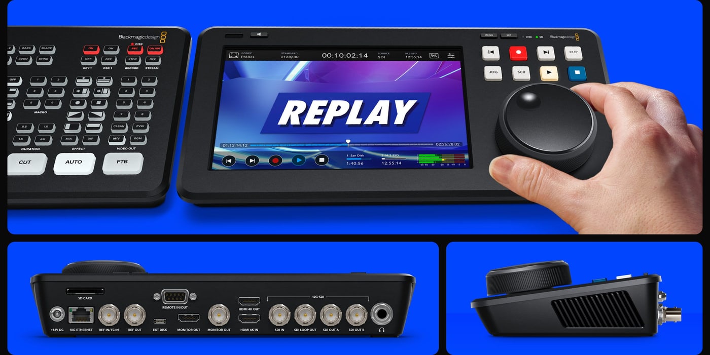 HyperDeck Shuttle 4K Pro – Für den Tisch entworfen