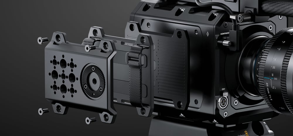 Blackmagic PYXIS 12K (L-Mount) – Seitenplatten für Zubehör