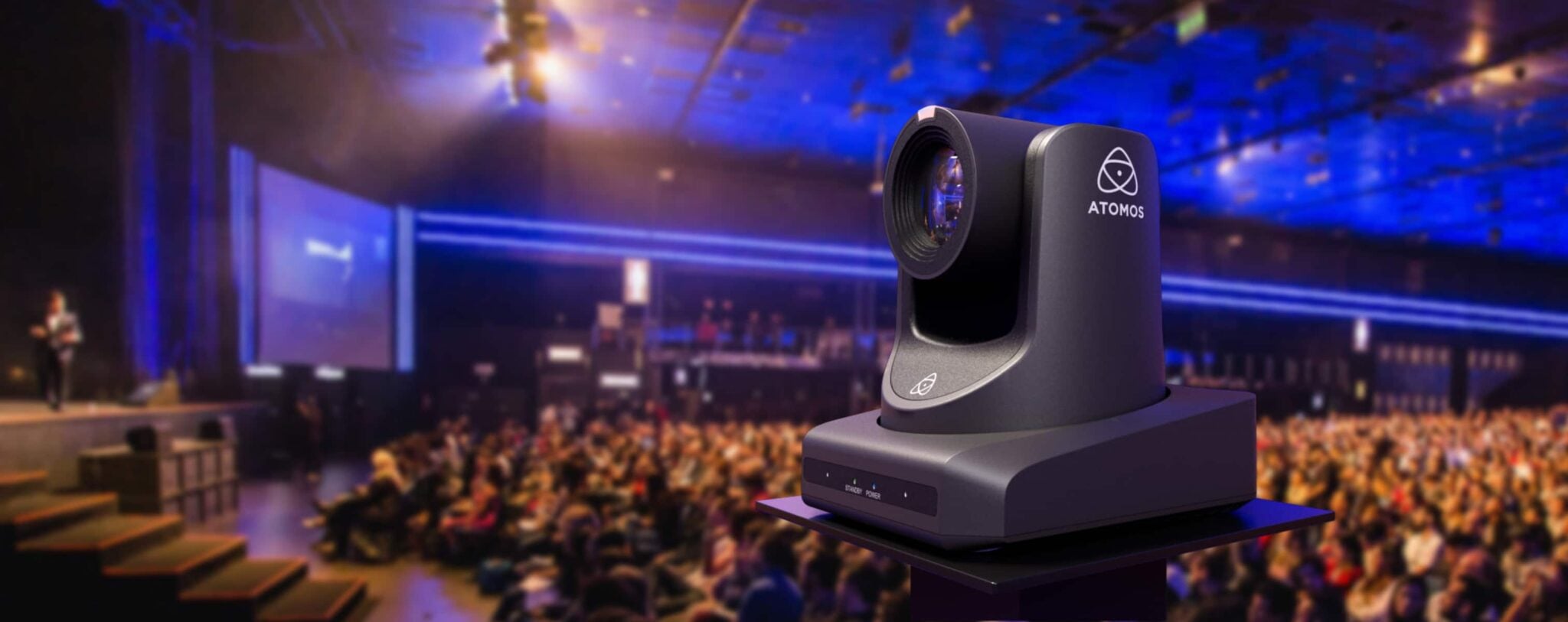 Atomos A-Eye 4K-20X bei einer Live-Produktion im Saal