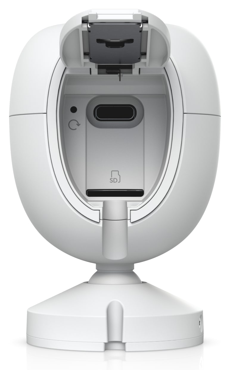 Ubiquiti UniFi Protect G6 Instant, weiß – USB-C-Versorgung und microSD-Steckplatz