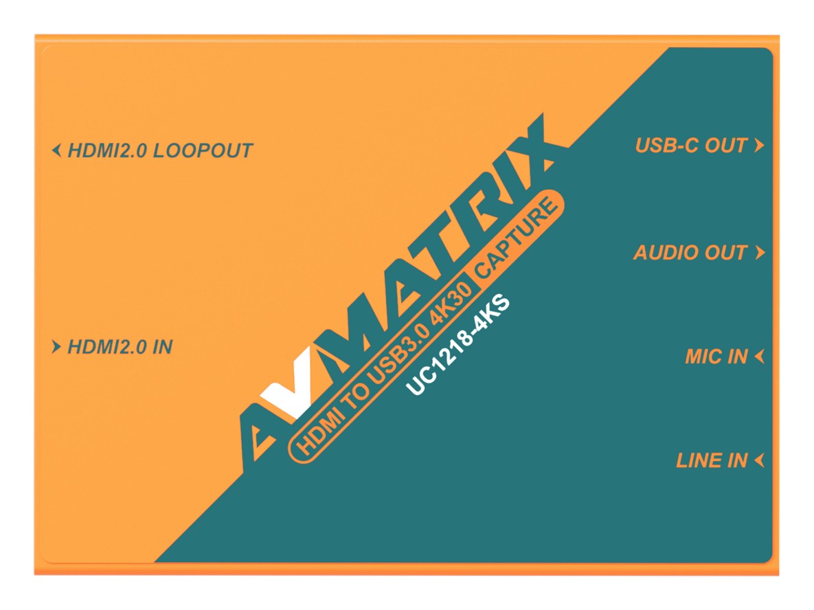 AVMATRIX UC1218-4K S – Ansicht des Geräts