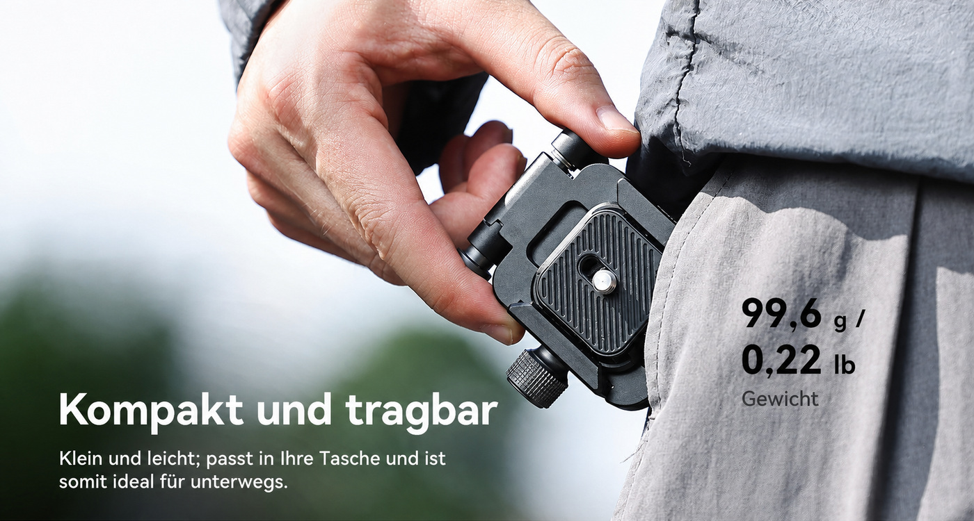 Kompakt und tragbar