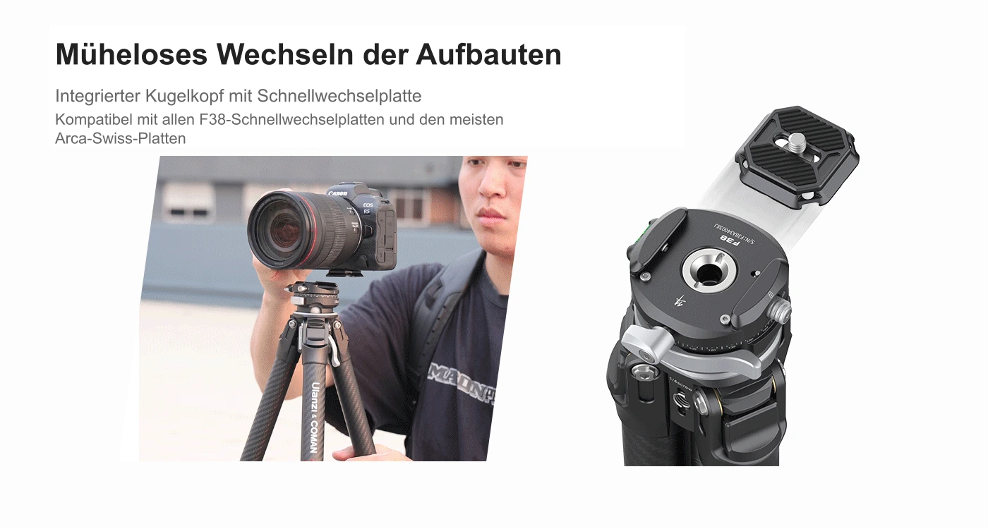 Müheloses Wechseln der Aufbauten