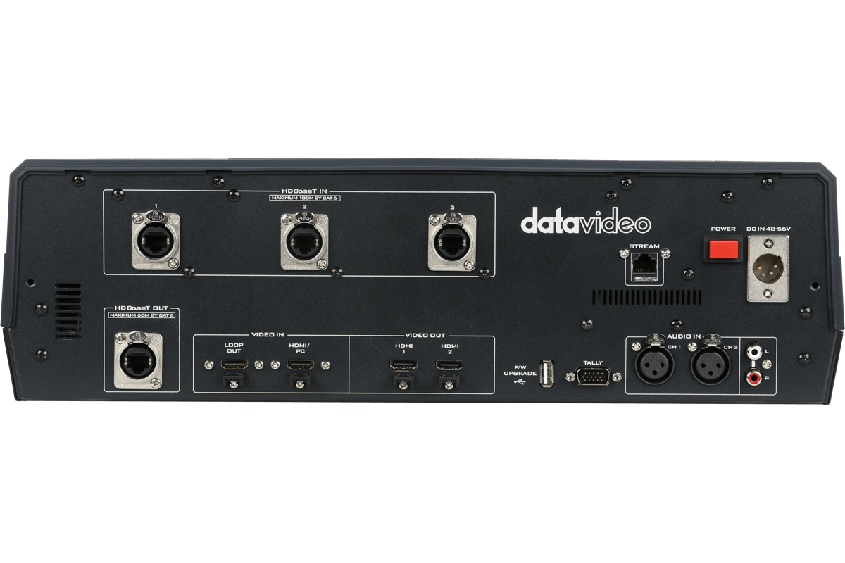 Variety of video (4:4:4 10-bit) and audio inputs/outputs