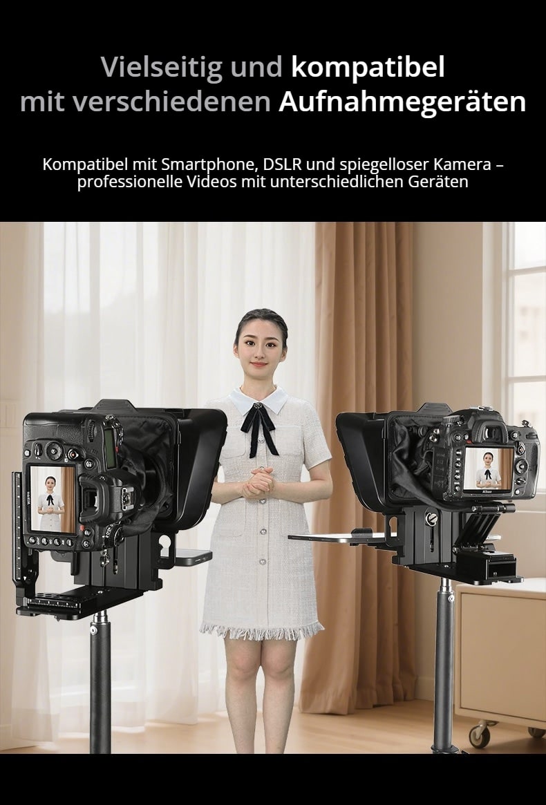 Für Smartphone, DSLR und spiegellose Kamera