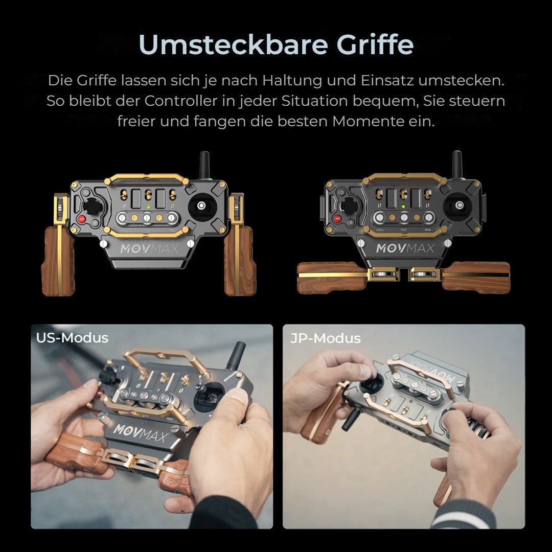 Umsteckbare Griffe