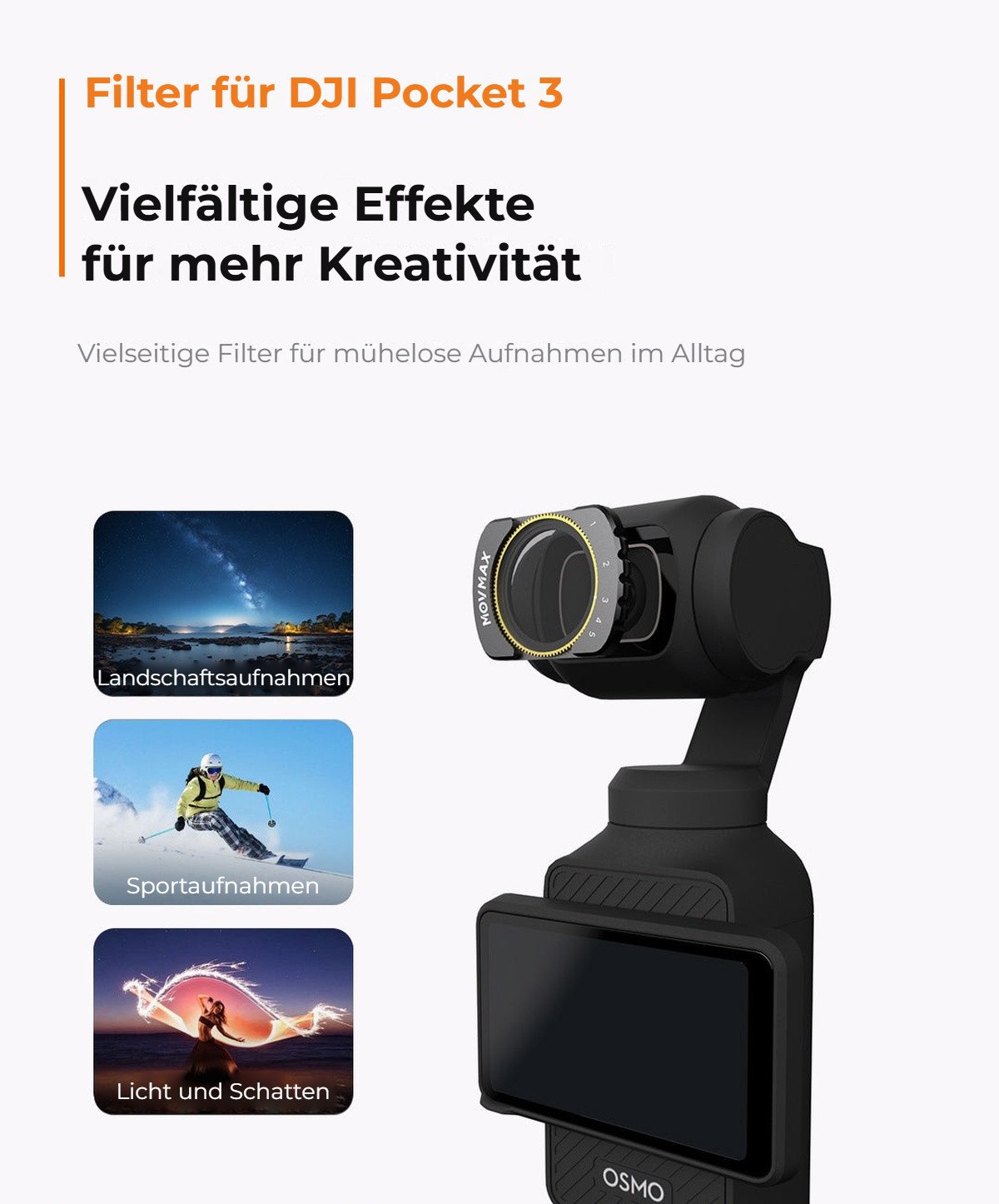 Verschiedene Effekte für verschiedene Motive