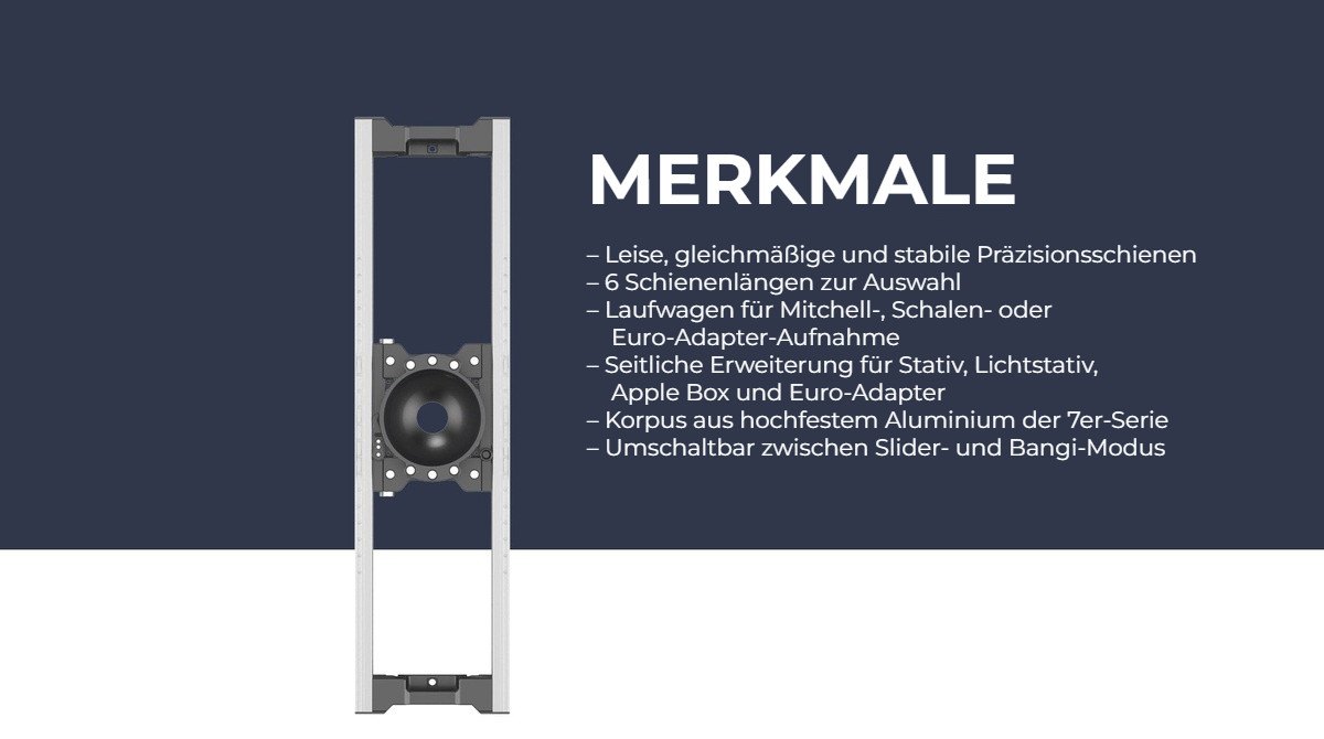 Präzise, leise Schiene