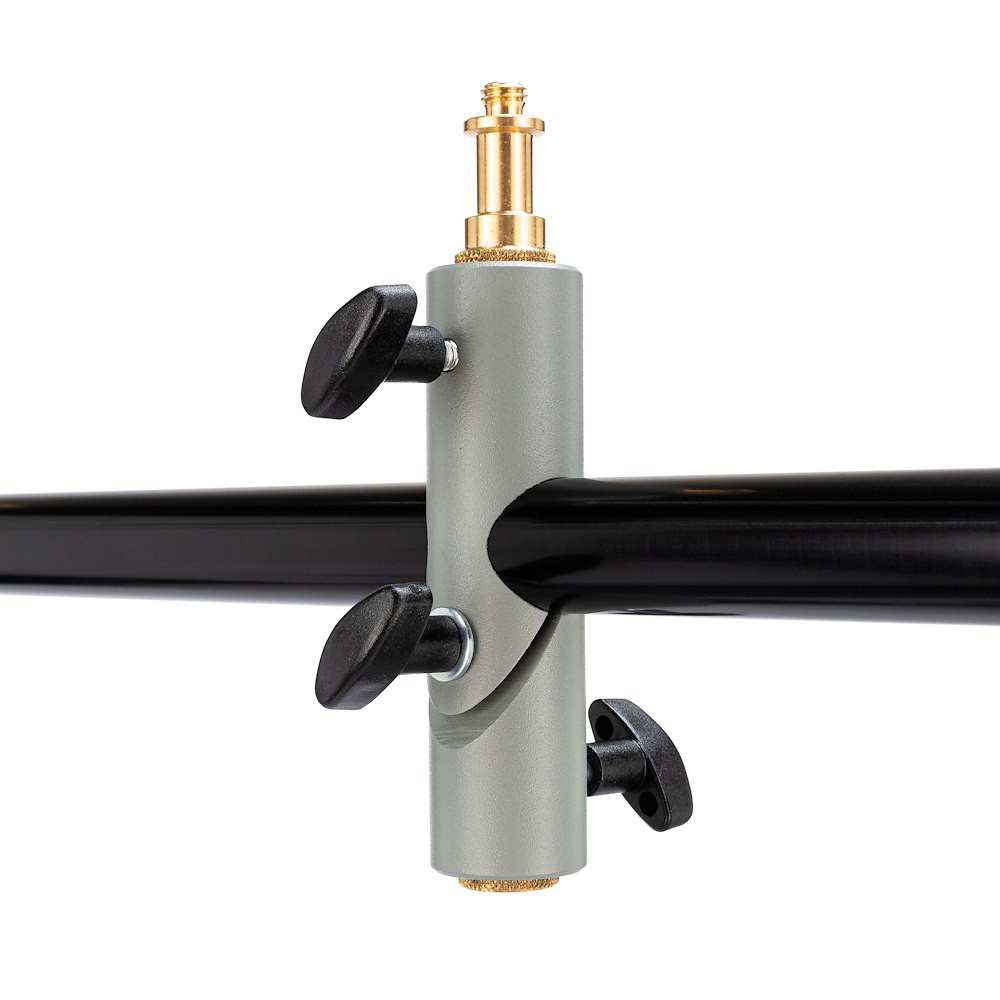 Zentrale Aufnahme und Feststellschrauben des Manfrotto 154B