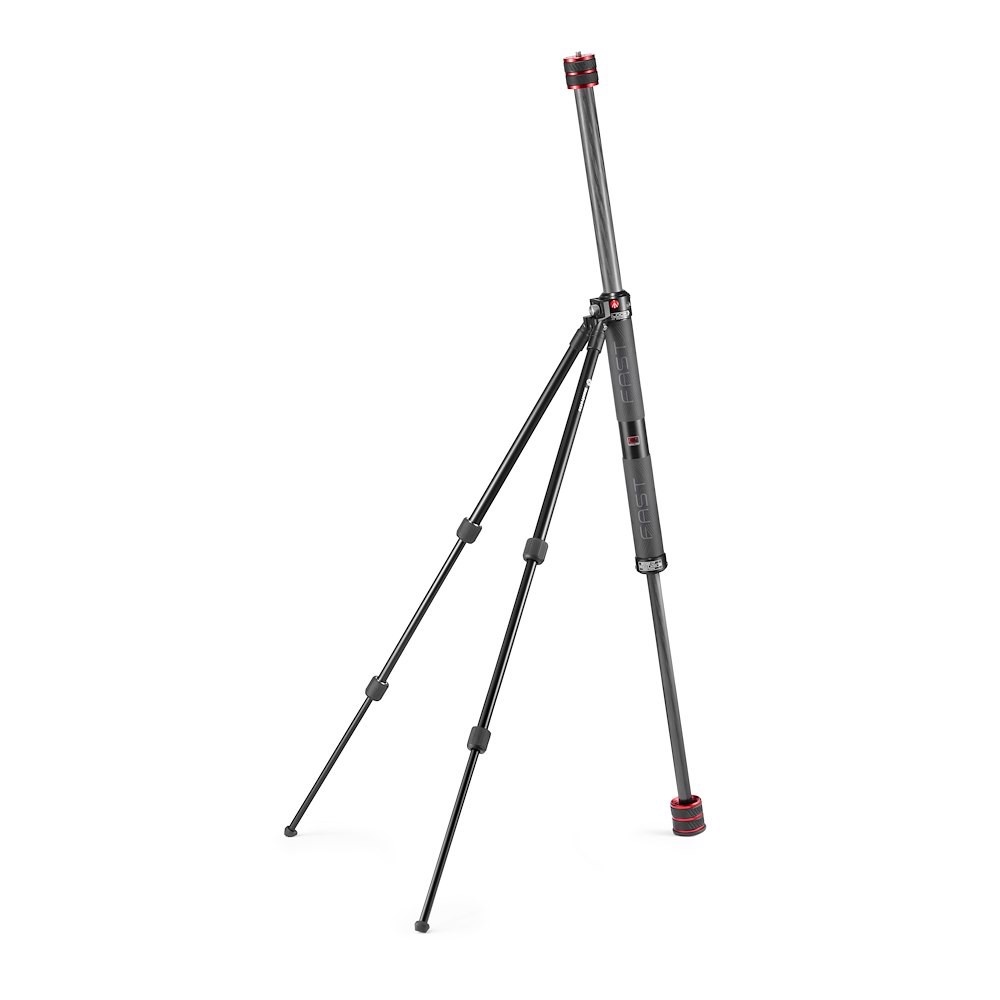 Ausgeklapptes Manfrotto Gim-Pod mit optionalem GimBoom