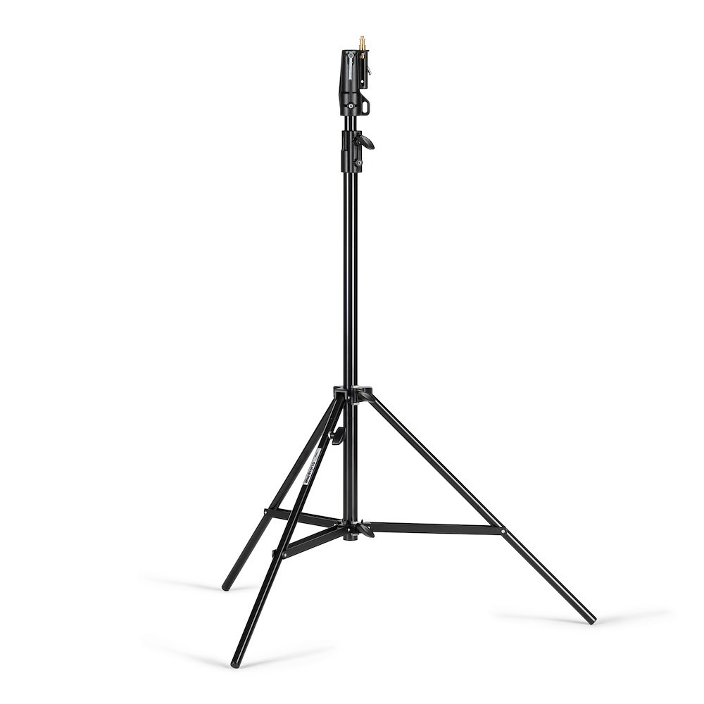 Manfrotto 008BSU Cine-Ständer aus schwarz verzinktem Stahl