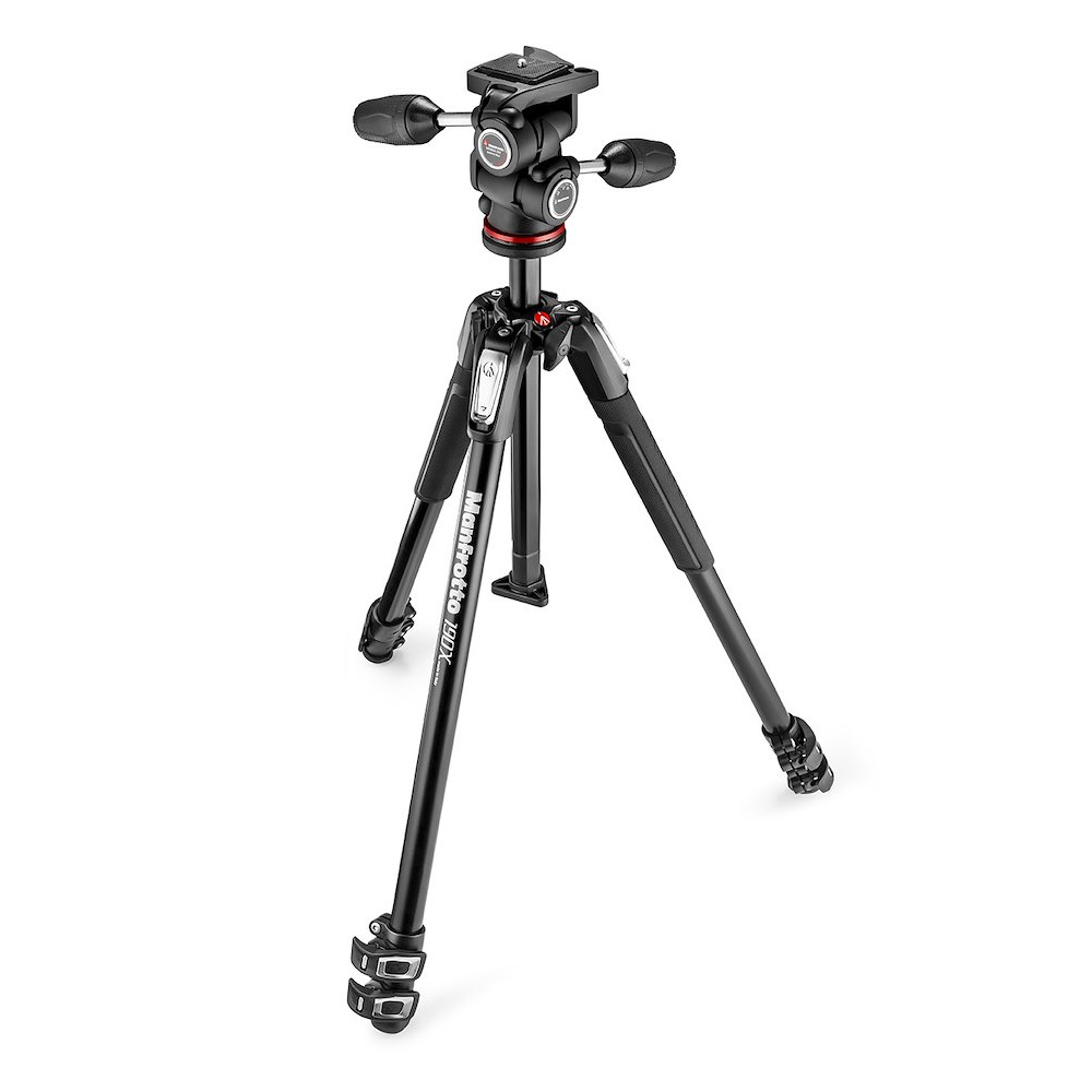 Manfrotto MK190X3-3W1 – 190X Stativ mit 804 3-Wege-Kopf