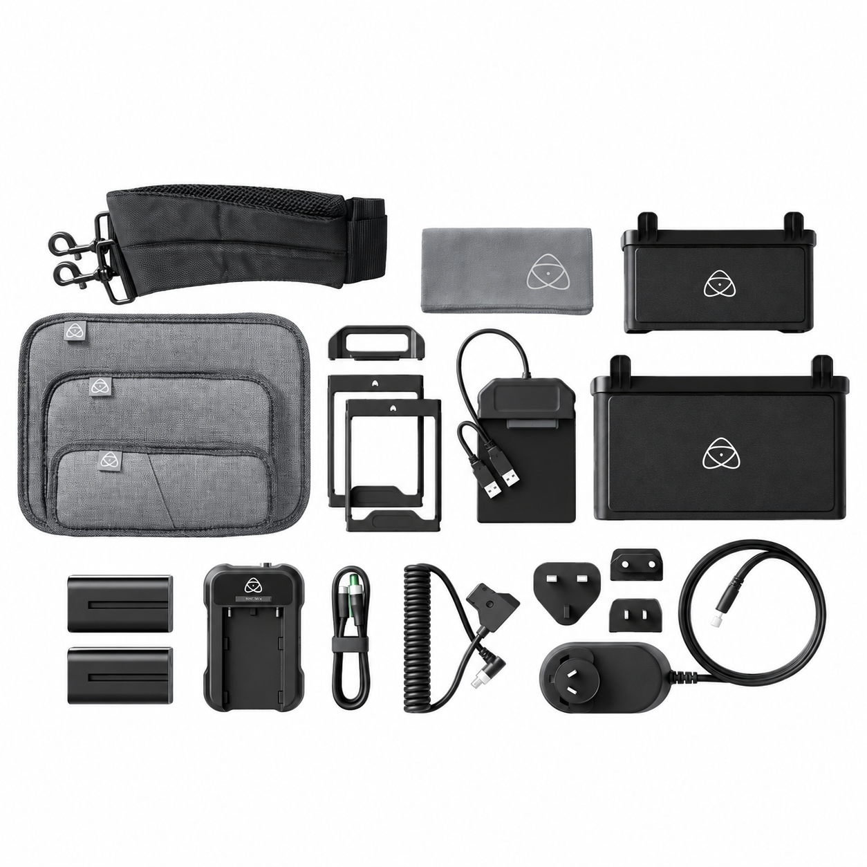 Atomos Universal Accessory Kit, úplný obsah sady