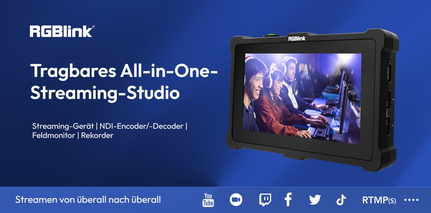 Tragbares All-in-One-Studio
