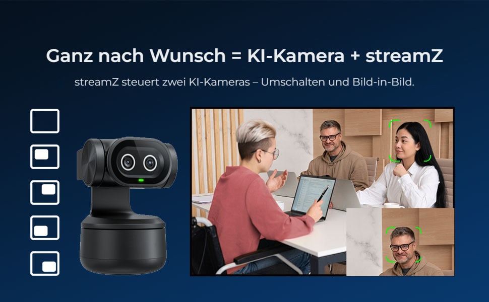 KI-Kamera und streamZ